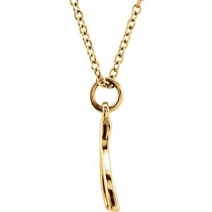 Tiny Posh¬Æ Wishbone Necklace