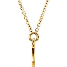 Load image into Gallery viewer, 18K Yellow Vermeil Tiny Posh¬Æ Horseshoe 16-18&quot; Necklace
