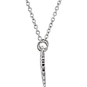 Sterling Silver Tiny Posh¬Æ Angel Wings 16-18" Necklace