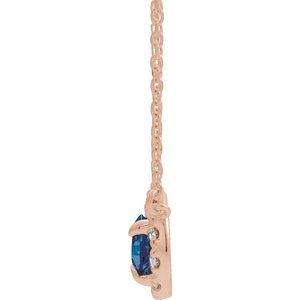 French-Set Halo-Style Necklace or Center