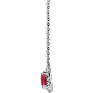 French-Set Halo-Style Necklace or Center