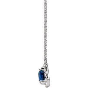 French-Set Halo-Style Necklace or Center