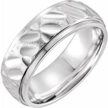 Load image into Gallery viewer, Cobalt 8 mm Design Band Size 9.5
