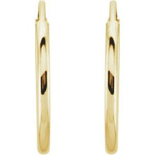 Load image into Gallery viewer, 14K Yellow 12 mm Endless Hoop Earrings
