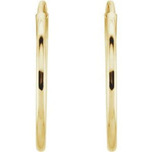 Load image into Gallery viewer, 14K Yellow 15 mm Endless Hoop Earrings
