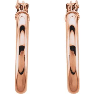 Tube Hoop Earrings 