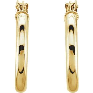 Tube Hoop Earrings 