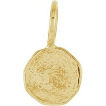 Load image into Gallery viewer, 14K Yellow Disc Pendant
