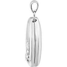 Load image into Gallery viewer, Sterling Silver Oval Love Locket
