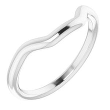 Charger l'image dans la galerie, Sterling Silver Band for 9 x 9 mm [
