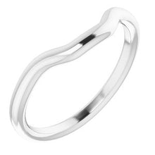 Charger l'image dans la galerie, Sterling Silver Band for 7 x 7 mm [
