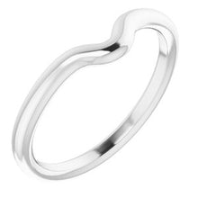 Charger l'image dans la galerie, Sterling Silver Band for 5.5 x 3.5 mm [
