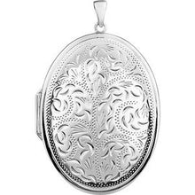 Load image into Gallery viewer, Sterling Silver Oval Locket
