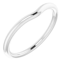 Charger l'image dans la galerie, Sterling Silver Band for 6.5 mm Round Ring
