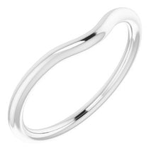 Charger l'image dans la galerie, Sterling Silver Band for 8.2 mm Round Ring
