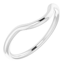 Charger l&#39;image dans la galerie, Sterling Silver Band for 12 mm Round Ring

