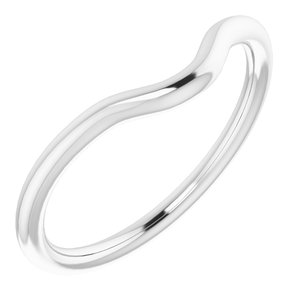 Sterling Silver Band for 10 x 8 mm Oval Ring