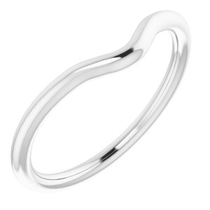 Sterling Silver Band for 9 x 7 mm Oval Ring