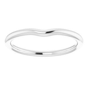 Sterling Silver Band for 5 x 5 mm Cushion Ring