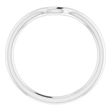 Charger l&#39;image dans la galerie, Sterling Silver Band for 8 x 6 mm Oval Ring
