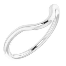 Charger l'image dans la galerie, Sterling Silver Band for 14 x 10 mm Oval Ring
