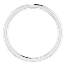 Charger l'image dans la galerie, Sterling Silver Band for 6 x 6 mm Cushion Ring
