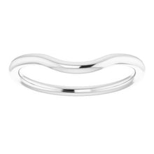 Charger l&#39;image dans la galerie, Sterling Silver Band for 10 x 10 mm Cushion Ring
