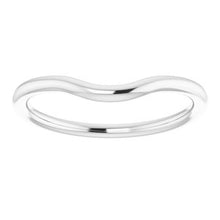 Charger l'image dans la galerie, Sterling Silver Band for 9 x 9 mm Cushion Ring
