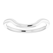 Charger l'image dans la galerie, Sterling Silver Band for 13 x 13 mm Cushion Ring
