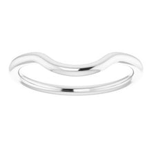 Charger l'image dans la galerie, Sterling Silver Band for 11 x 11 mm Cushion Ring
