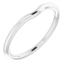 Charger l'image dans la galerie, Sterling Silver Band for 5 x 3 mm Emerald Ring
