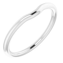 Charger l'image dans la galerie, Sterling Silver Band for 6 x 4 mm Emerald Ring
