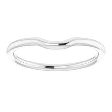 Charger l'image dans la galerie, Sterling Silver Band for 7 x 5 mm Emerald Ring
