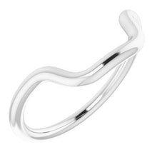 Charger l'image dans la galerie, Sterling Silver Band for 16 x 12 mm Emerald Ring

