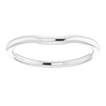 Charger l'image dans la galerie, Sterling Silver Band for 6 x 6 mm Square Ring

