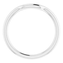 Charger l'image dans la galerie, Sterling Silver Band for 7.5 x 7.5 mm Square Ring
