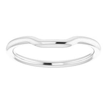 Charger l'image dans la galerie, Sterling Silver Band for 7.5 x 7.5 mm Square Ring
