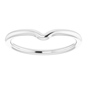Sterling Silver Band for 8 x 4 mm Marquise Ring