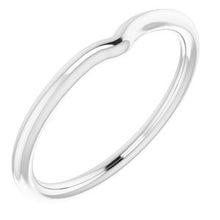 Charger l'image dans la galerie, Sterling Silver Band for 5.5 x 3.5 mm Pear Ring
