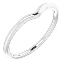 Charger l'image dans la galerie, Sterling Silver Band for 7 x 5 mm Pear Ring
