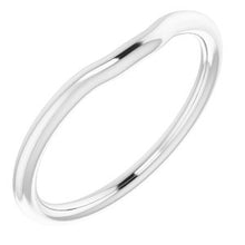Charger l'image dans la galerie, Sterling Silver Band for 5.5 x 5.5 mm Square Ring
