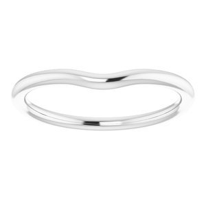 Sterling Silver Band for 7 x 7 mm Cushion Ring