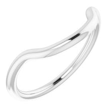 Charger l&#39;image dans la galerie, Sterling Silver Band for 15 x 15 mm Cushion Ring
