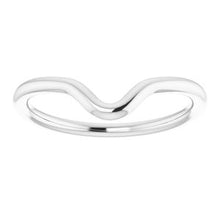 Charger l'image dans la galerie, Sterling Silver Band for 12 x 6 mm Marquise Ring
