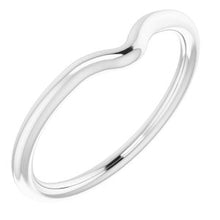 Charger l&#39;image dans la galerie, Sterling Silver Band for 8 x 5 mm Pear Ring
