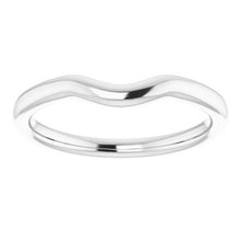 Charger l'image dans la galerie, Sterling Silver Band for 7.4 mm Round Ring
