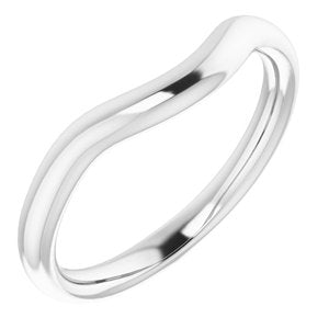 Sterling Silver Band for 4.4 mm Round Ring