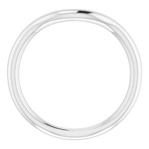 Sterling Silver Band for 4.4 mm Round Ring