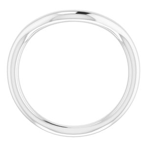 Sterling Silver Band for 7.4 mm Round Ring