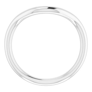 Sterling Silver Band for 7 x 7 mm Cushion Ring